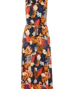 M&Co Orange Desert Print Palm Dress -M&Co Sales Shop unnamed file 1660