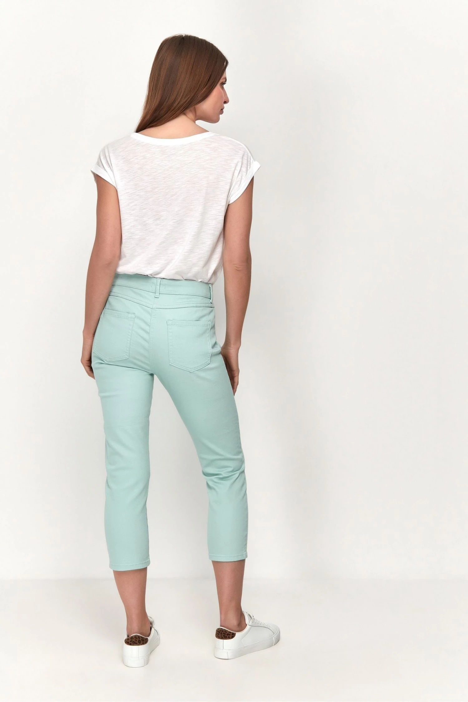 M&Co Green Petite Super Soft Slim Cropped Jeans 5 M&Co Green Petite Super Soft Slim Cropped Jeans - Image 3