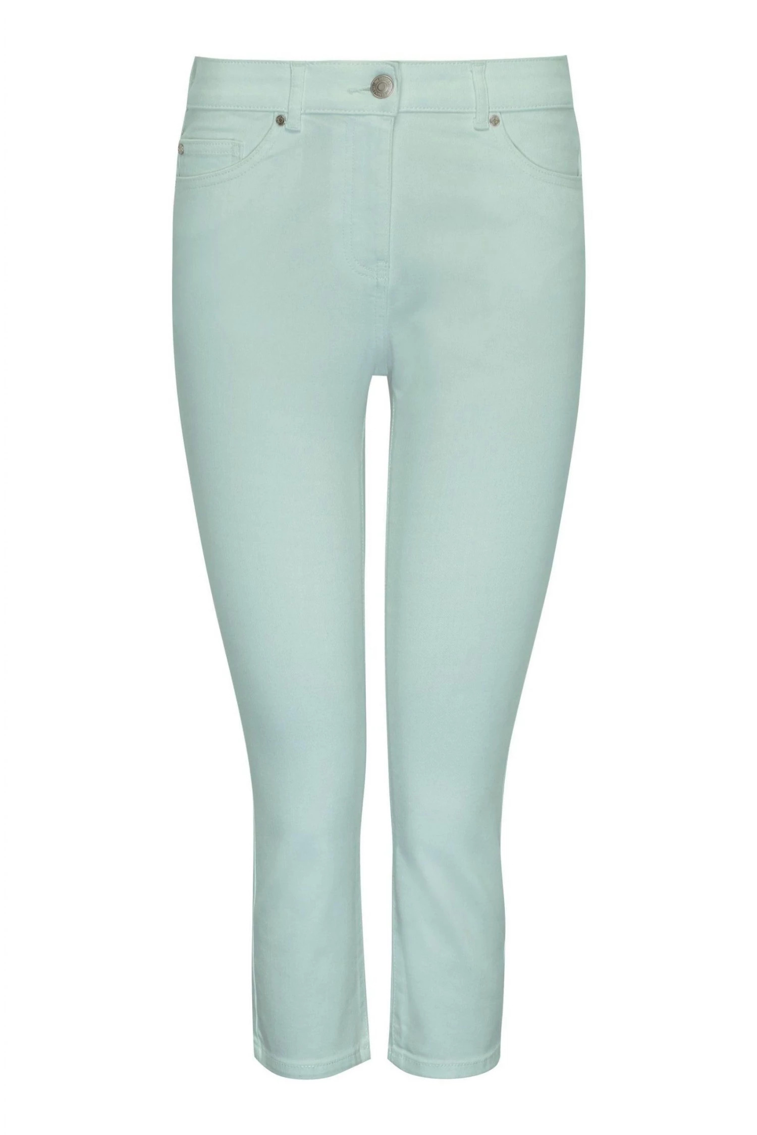 M&Co Green Petite Super Soft Slim Cropped Jeans 7 M&Co Green Petite Super Soft Slim Cropped Jeans - Image 5