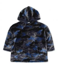 M&Co Black Camo Fleece Hoodie