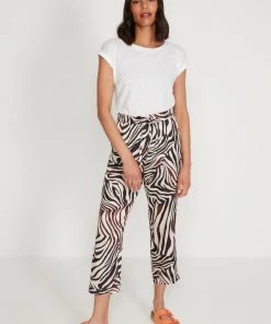 M&Co Brown Zebra Print Satin Trousers -M&Co Sales Shop unnamed file 1674 scaled
