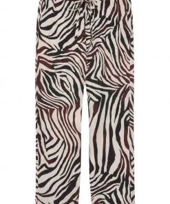 M&Co Brown Zebra Print Satin Trousers -M&Co Sales Shop unnamed file 1675 scaled