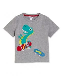 M&Co Grey Dino Skateboard T-Shirt -M&Co Sales Shop unnamed file 168