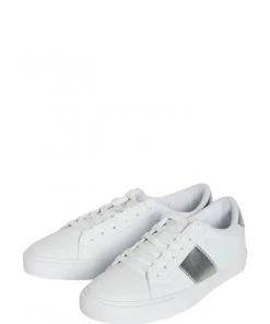 M&Co White Silver PU Metallic Trainers -M&Co Sales Shop unnamed file 1702