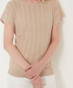 M&Co Cream Stripe Metallic Fibre Top 11 M&Co Cream Stripe Metallic Fibre Top -M&Co Sales Shop unnamed file 1741 scaled