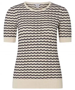 M&Co Cream Crochet Knitted T-Shirt -M&Co Sales Shop unnamed file 1754 scaled