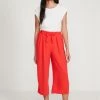 M&Co Red Tie Front Crop Culottes Trousers -M&Co Sales Shop unnamed file 1756 scaled