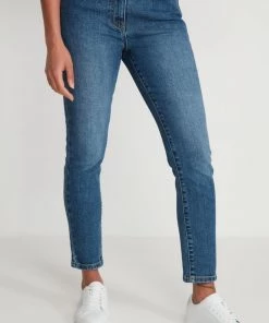 M&Co Petite Blue Supersoft Slim Jeans