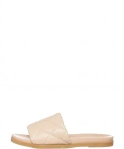 M&Co Nude Quilted Strap Sandals