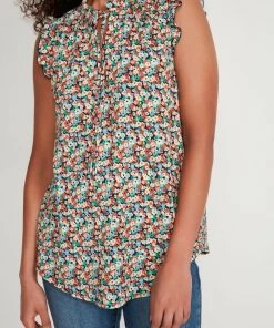 M&Co Petite Orange Ditsy Floral Top -M&Co Sales Shop unnamed file 1806 scaled