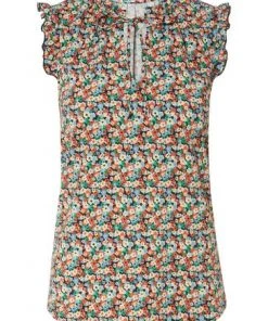 M&Co Petite Orange Ditsy Floral Top -M&Co Sales Shop unnamed file 1808