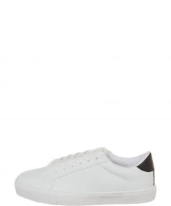 M&Co White Glitter Trainers
