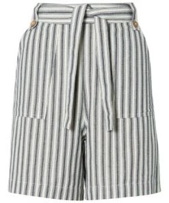M&Co White Stripe Tie Waist Shorts -M&Co Sales Shop unnamed file 1818