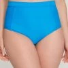 M&Co Blue High Waist Bikini Bottoms