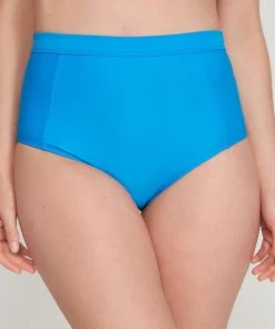 M&Co Blue High Waist Bikini Bottoms
