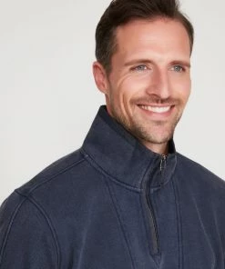 M&Co Blue Half Zip Sweatshirt -M&Co Sales Shop unnamed file 1845 scaled