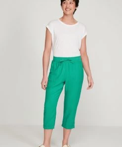 M&Co Green Petite Cropped Linen Trousers -M&Co Sales Shop unnamed file 1865 scaled