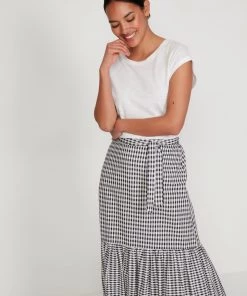M&Co Black Gingham Tiered Midi Skirt -M&Co Sales Shop unnamed file 1872 scaled