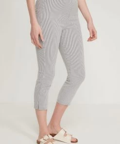 M&Co Grey Bengaline Stretch Crop Trousers