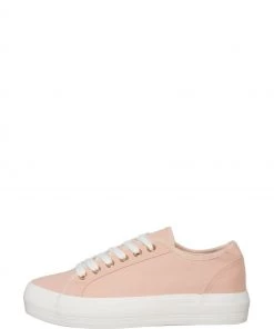 M&Co Pink Canvas Trainers