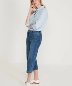 M&Co Blue Stripe Denim Shirt -M&Co Sales Shop unnamed file 1897 scaled