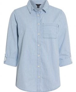 M&Co Blue Stripe Denim Shirt -M&Co Sales Shop unnamed file 1899 scaled