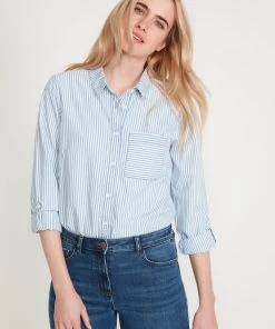 M&Co Blue Stripe Denim Shirt -M&Co Sales Shop unnamed file 1900 scaled