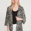 M&Co Black Zebra Print Kimono