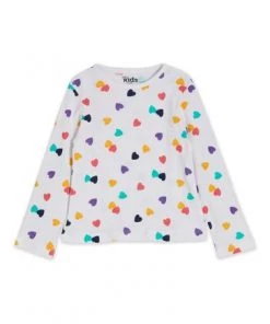 M&Co White Top Heart Rib T-Shirt -M&Co Sales Shop unnamed file 192