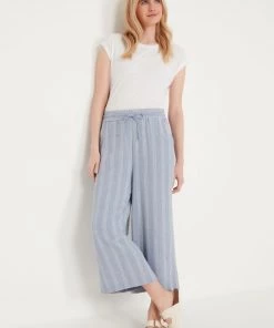 M&Co Blue Crinkle Culotte Trousers -M&Co Sales Shop unnamed file 1920 scaled