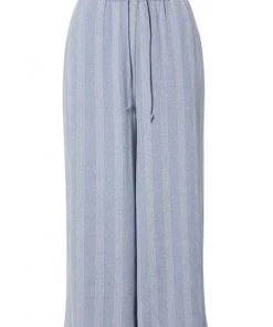 M&Co Blue Crinkle Culotte Trousers -M&Co Sales Shop unnamed file 1923