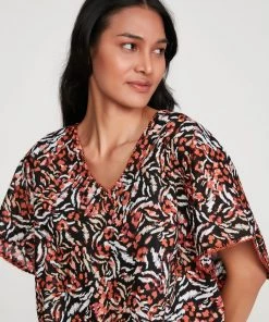 M&Co Orange Animal Markings Kaftan -M&Co Sales Shop unnamed file 1932 scaled