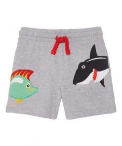 M&Co Grey Fish Applique Shorts -M&Co Sales Shop unnamed file 1949