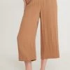 M&Co Brown Crinkle Culotte Trousers -M&Co Sales Shop unnamed file 1967 scaled