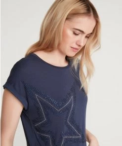 M&Co Blue Star Embellished T-Shirt -M&Co Sales Shop unnamed file 1975 scaled