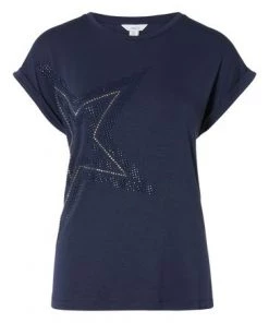 M&Co Blue Star Embellished T-Shirt -M&Co Sales Shop unnamed file 1977