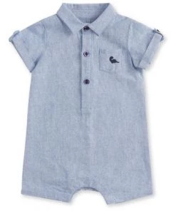 M&Co Blue Shirt Romper -M&Co Sales Shop unnamed file 1999