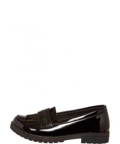 M&Co Girls Black Patent Loafer Shoes 9 M&Co Girls Black Patent Loafer Shoes -M&Co Sales Shop unnamed file 2014