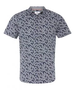 M&Co Blue Fan Print Shirt -M&Co Sales Shop unnamed file 2033