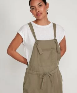 M&Co Green Tie Waist Tencel Dungarees -M&Co Sales Shop unnamed file 2095 scaled