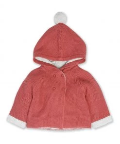 M&Co Pink Hooded Coatigan