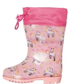 M&Co Pink Unicorn Toggle Wellies -M&Co Sales Shop unnamed file 2133