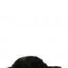M&Co Black Faux Fur Sliders