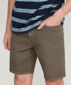 M&Co Khaki Green Denim Shorts -M&Co Sales Shop unnamed file 2144 scaled