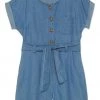 M&Co Blue Chambray Playsuit