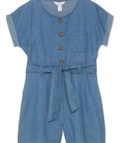 M&Co Blue Chambray Playsuit -M&Co Sales Shop unnamed file 2185