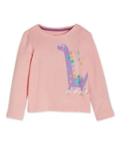 M&Co Pink Top Dinoskate T-Shirt