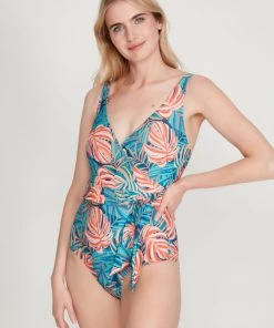 M&Co Blue Tropical Palm Print One Piece Swimsuit -M&Co Sales Shop unnamed file 2207 scaled