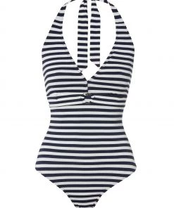 M&Co Blue Stripe Halter-Neck Swimsuit -M&Co Sales Shop unnamed file 2218 scaled