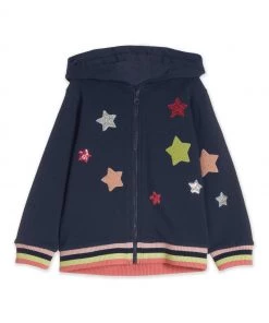 M&Co Navy Blue Star Hoodie